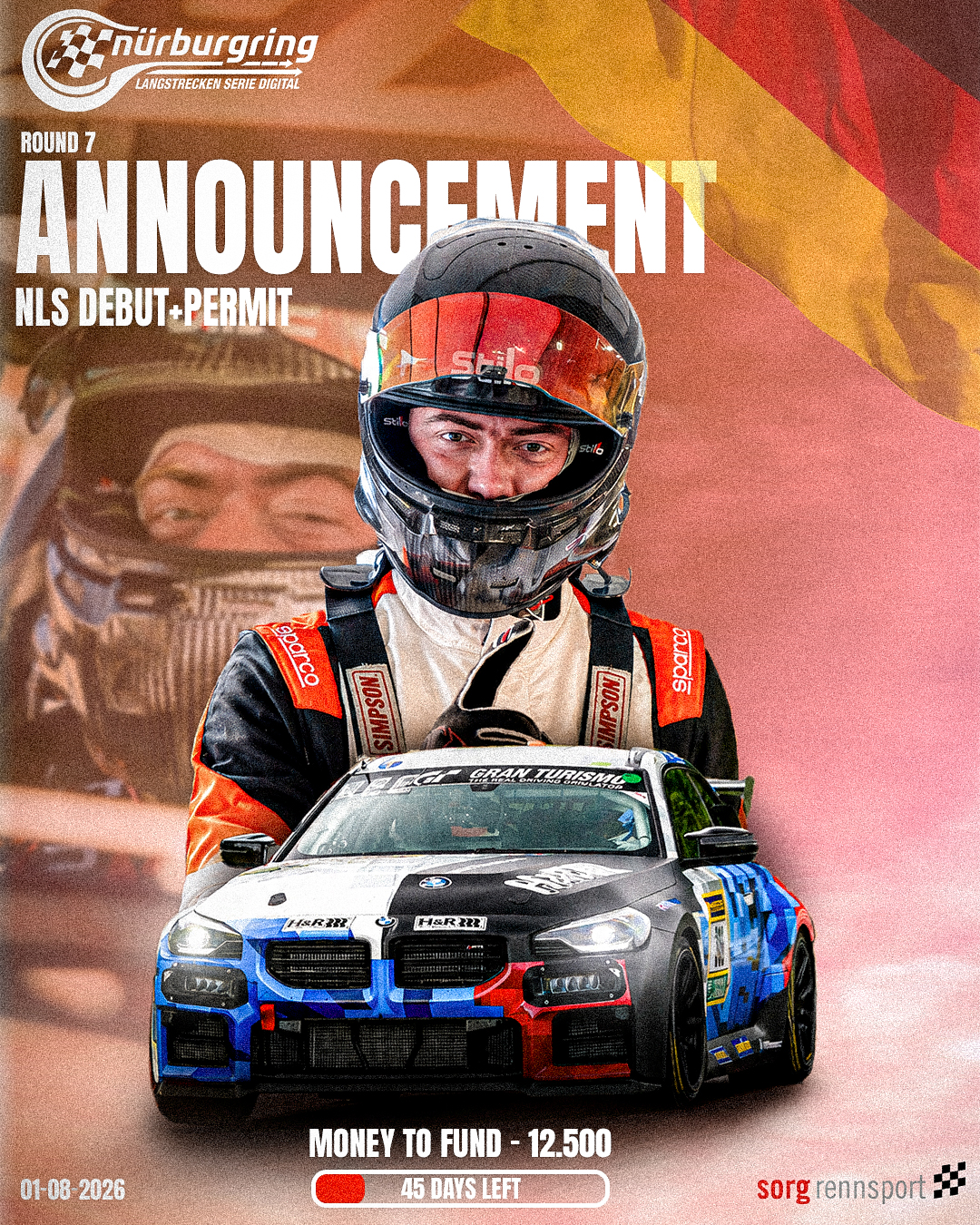 NLS Debuut + Permit, Nürburgring Nordschleife, 1 augustus 2026, BMW M2 Racing